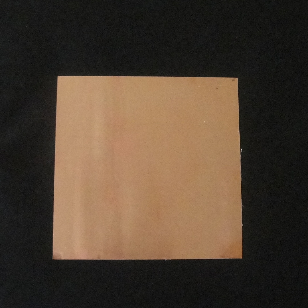 Měděný plech 20x20 cm, 1,5mm